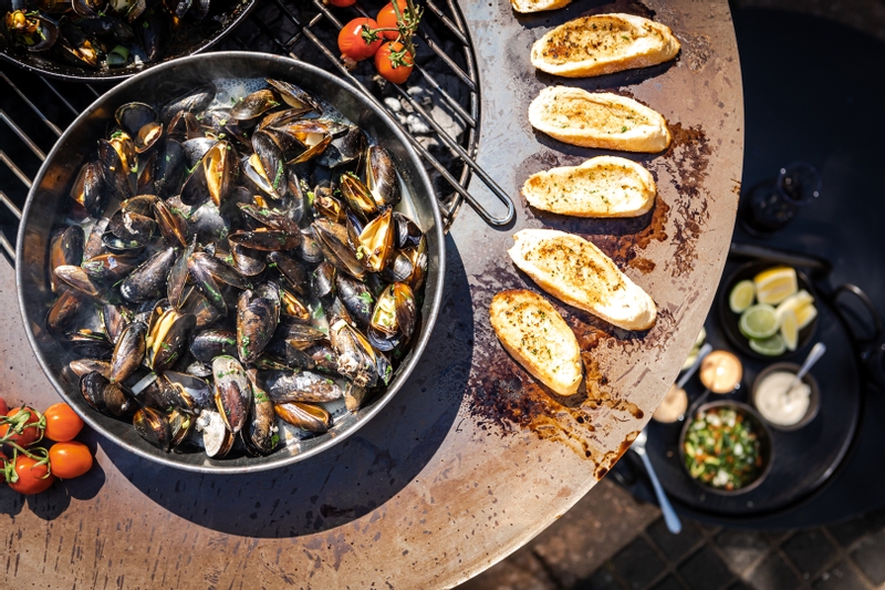 Bonfeu BonBiza Open vuurschaal bbq - Zwart