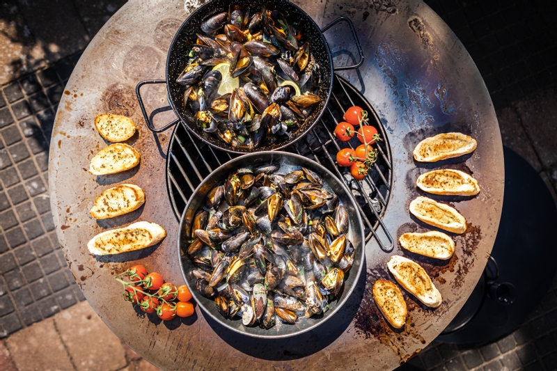 Bonfeu BonBiza Open vuurschaal bbq - Zwart