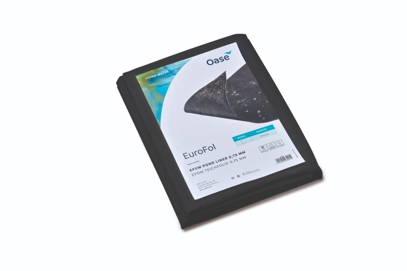 Oase Eurofol EPDM vijverfolie voorverpakt productverpakking - 0,75mm - 2 x 1,5 m
