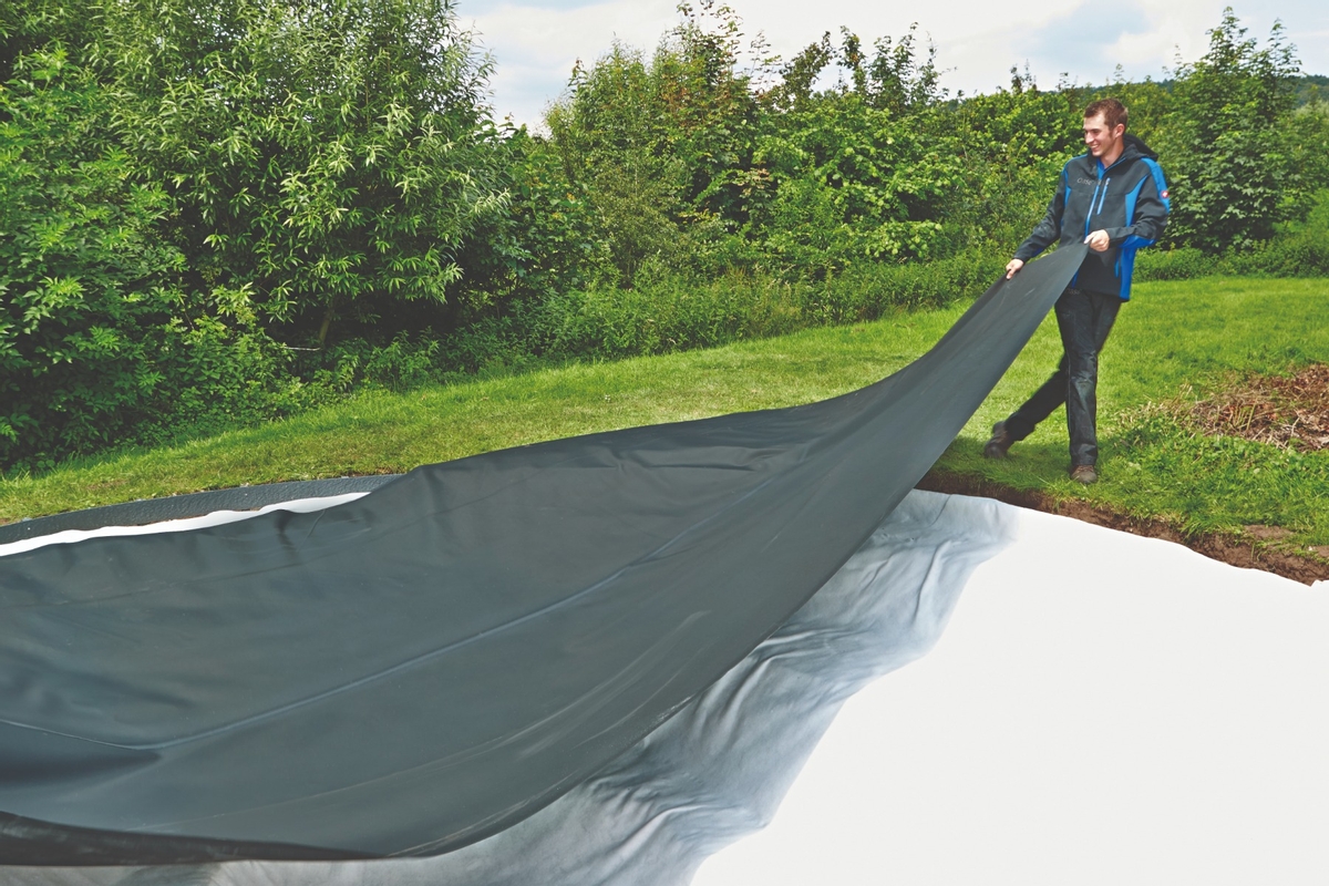 Oase Eurofol EPDM vijverfolie voorverpakt aanleg - 0,75mm - 4,5 x 4 m