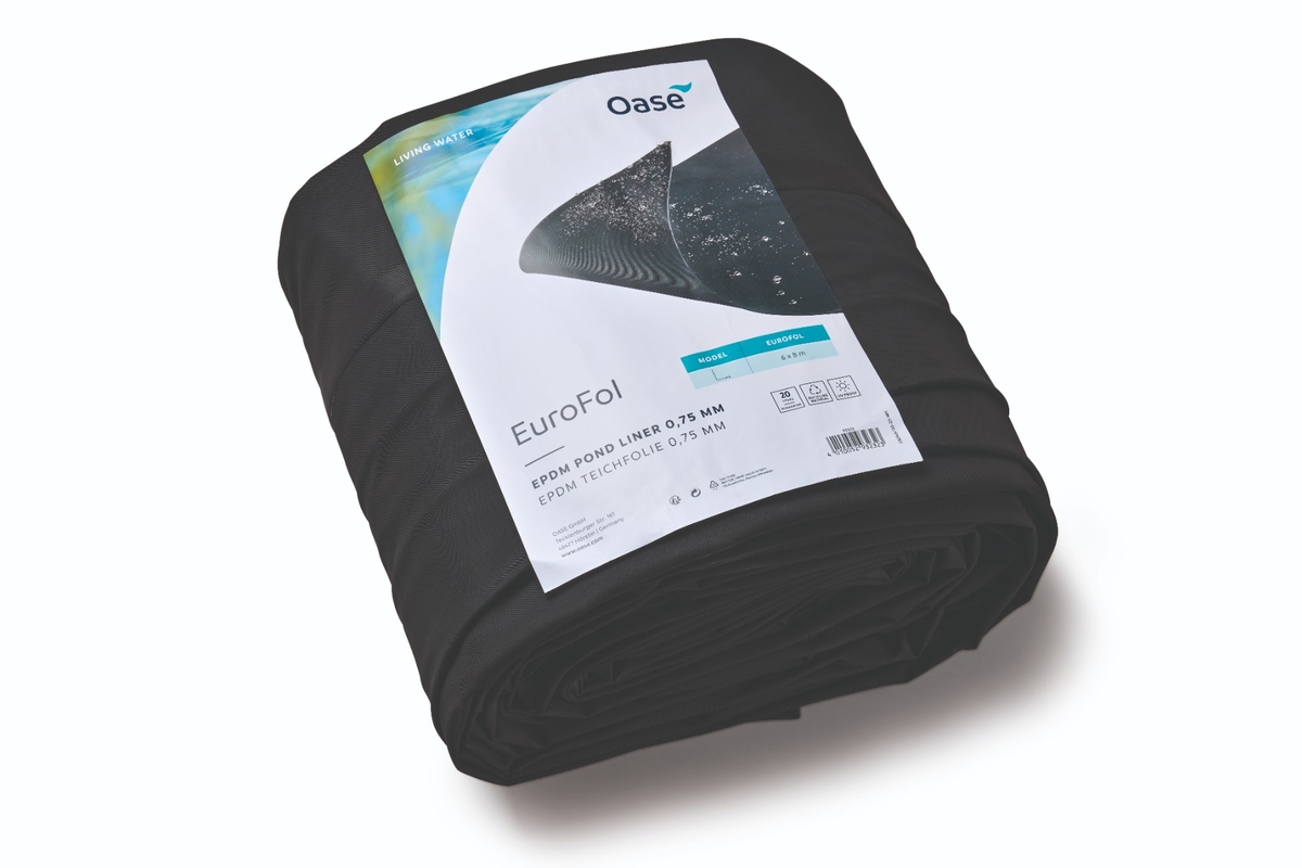 Oase Eurofol EPDM vijverfolie voorverpakt productverpakking - 0,75mm - 8 x 6 m