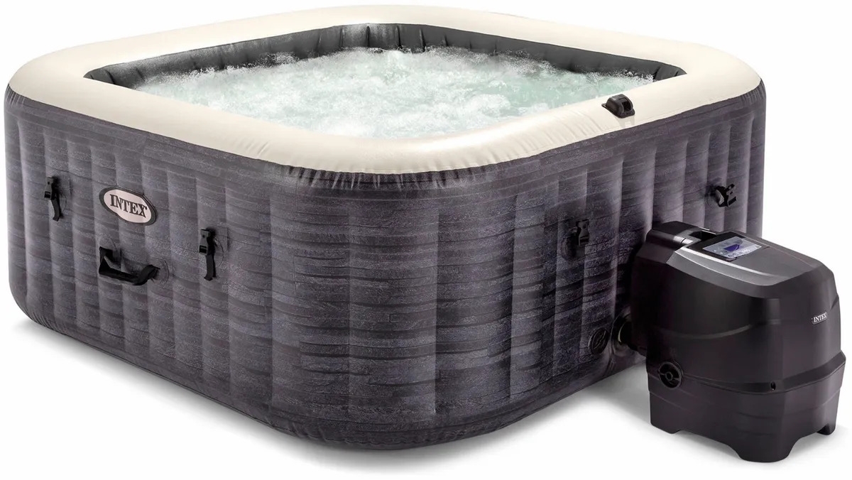 Intex Pure Spa Greystone Deluxe opblaasbare spa - 6 persoons