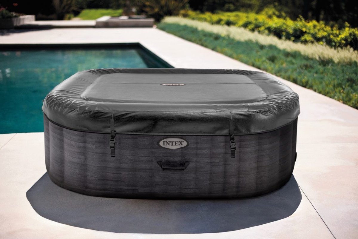 Intex Pure Spa Greystone Deluxe opblaasbare spa - 6 persoons
