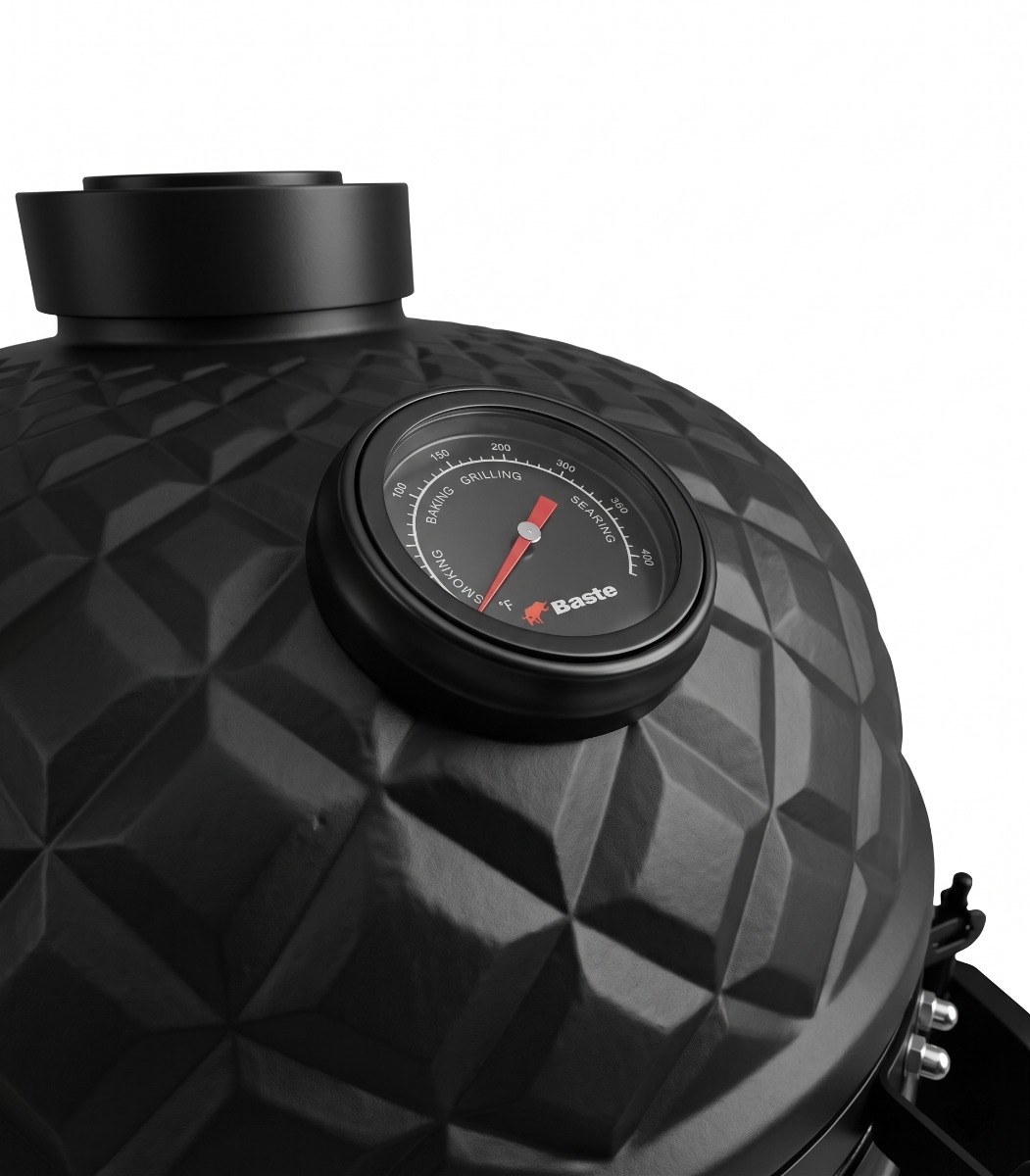 BASTE kamado bbq large - 21 inch - Zwart