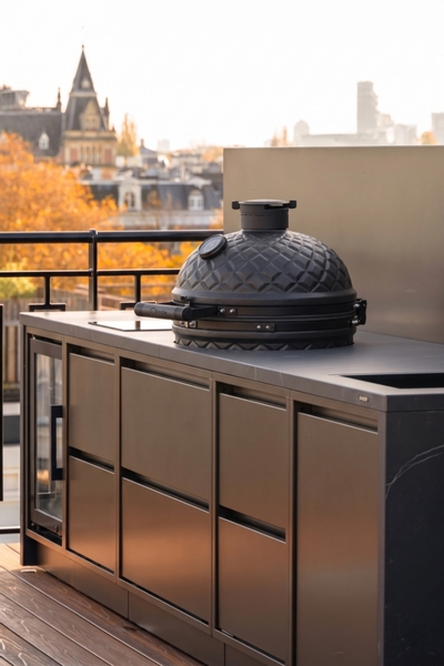 BASTE kamado bbq large - 21 inch - Zwart