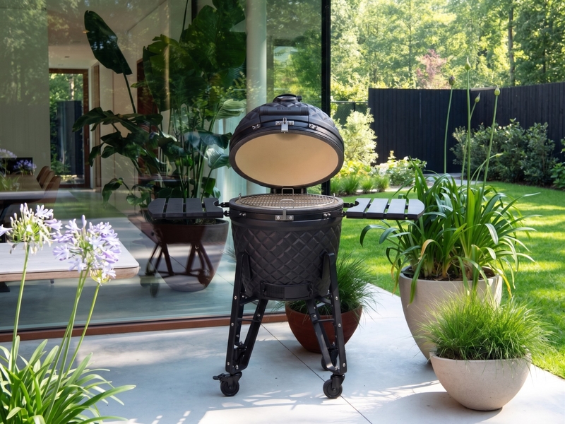 BASTE kamado bbq large - 21 inch - Zwart