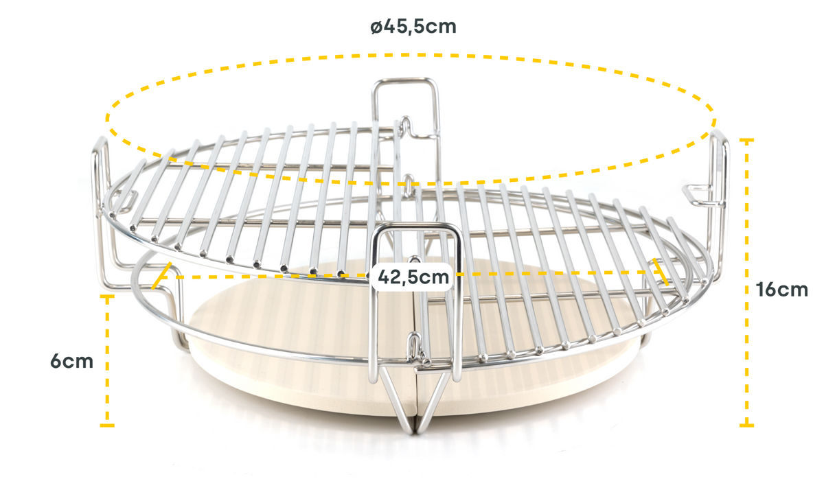 BASTE Multilevel cooking system L - 21 inch kamado

