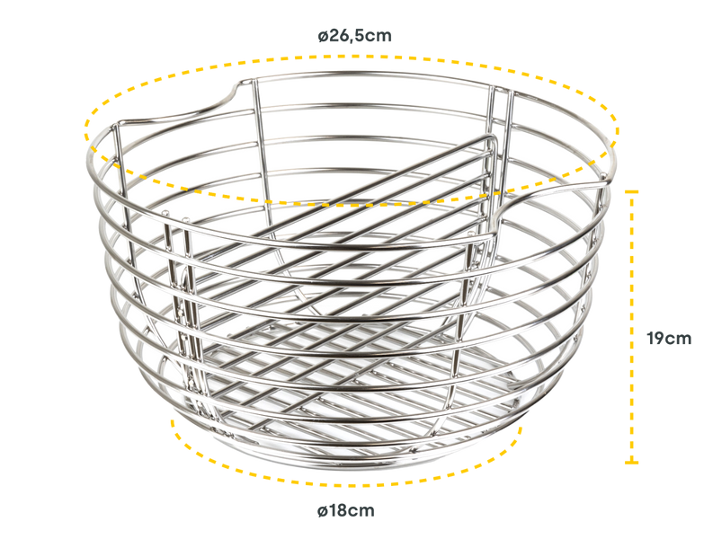 BASTE kolenmand M voor 18 inch kamado
