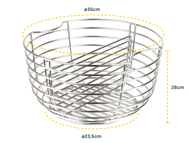 BASTE kolenmand L voor 21 en 23,5 inch kamado

