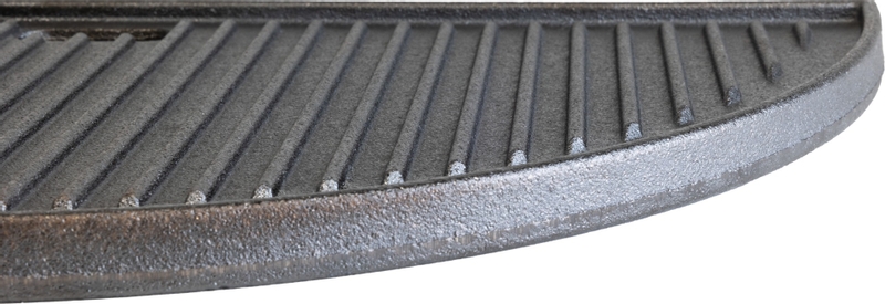 BASTE halfrond tweezijdig gietijzeren grillplaat voor 21 inch kamado