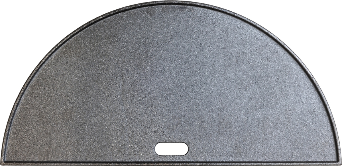 BASTE halfrond tweezijdig gietijzeren grillplaat voor 23,5 inch kamado