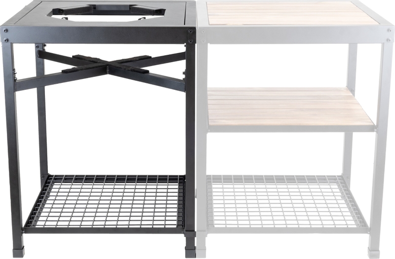 BASTE bbq tafel voor 13, 15 en 16 inch kamado - Staal