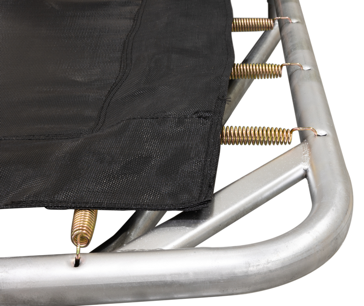 BLITS Urban Sports inground trampoline - 244 x 366 cm - Zwart - hoek, veren en net