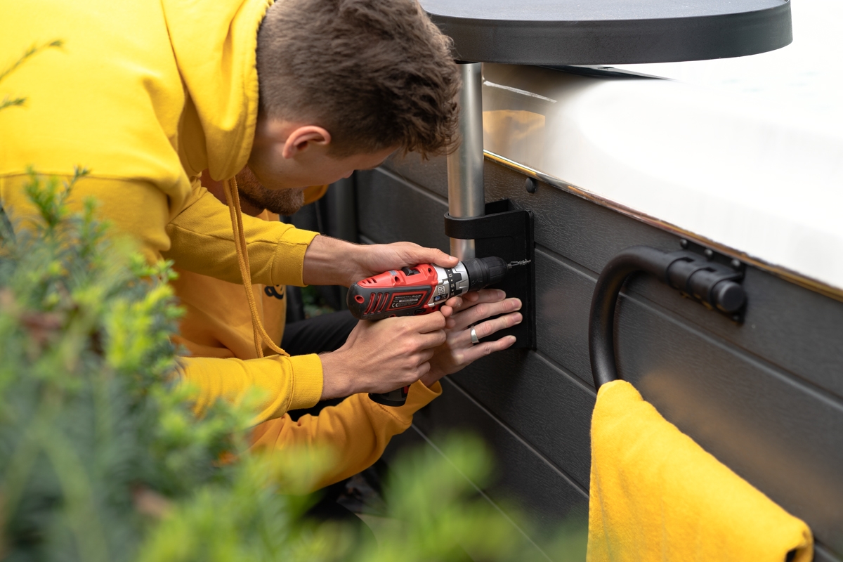 W'eau Spa Tray - Zwart - product