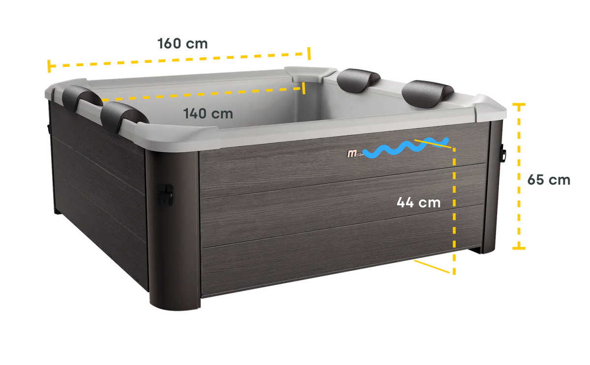 MSpa Tribeca frame spa - 6 persoons

maten