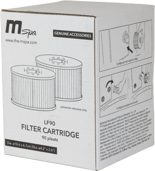 MSpa spa filter - 2 stuks