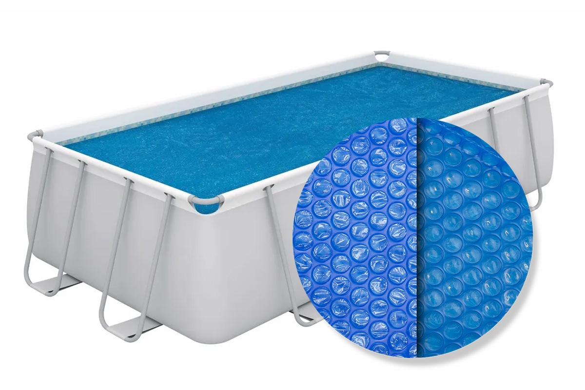 Bestway solar cover rechthoekig - 732 x 366 cm (zeilmaat 703 x 336) - Blauw

