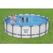 Bestway Steel Pro MAX zwembad - 549 x 132 cm - met filterpomp en accessoires - sfeerfoto