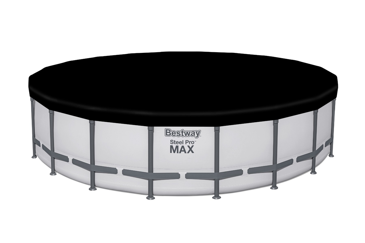 Bestway Steel Pro MAX zwembad - 610 x 132 cm - met filterpomp en accessoires - afdekzeil