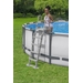 Bestway Steel Pro MAX zwembad - 610 x 132 cm - met filterpomp en accessoires - zwembadtrap