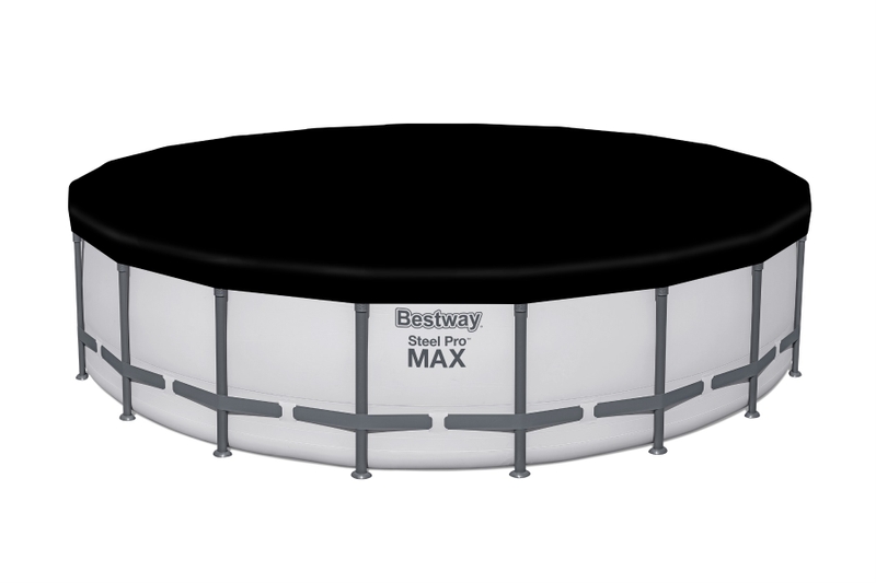 Bestway Steel Pro MAX zwembad - 610 x 132 cm - met filterpomp en accessoires - afdekzeil