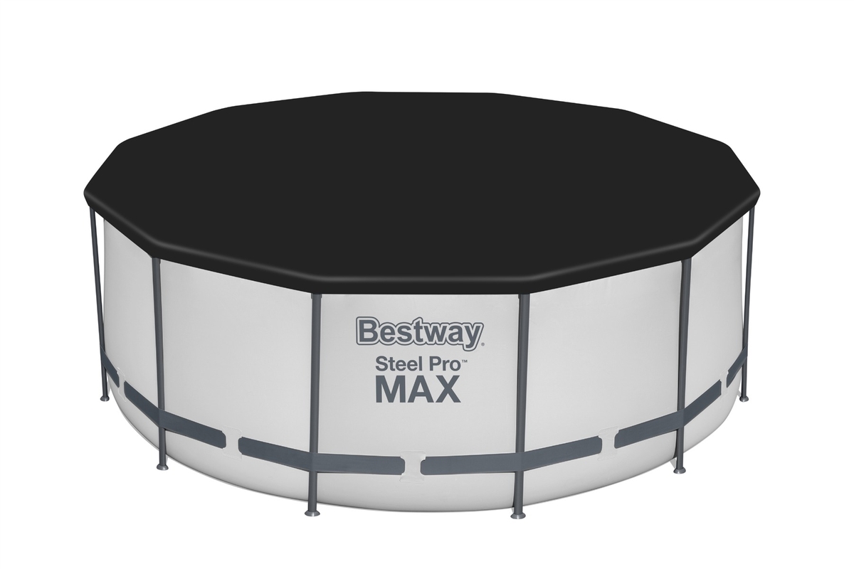 Bestway Steel Pro MAX zwembad - 366 x 122 cm - met filterpomp en accessoires - afdekzeil