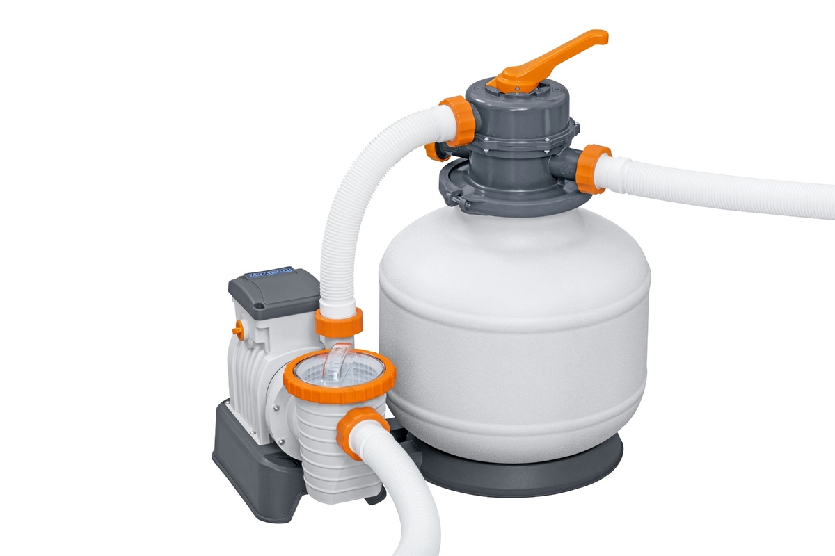 Bestway Power Steel zwembad - 549 x 274 x 122 cm - met zandfilterpomp en accessoires - zandfilterpomp