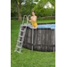 Bestway Power Steel ovaal zwembad - 732 x 366 x 132 cm - met filterpomp en accessoires - zwembadtrap