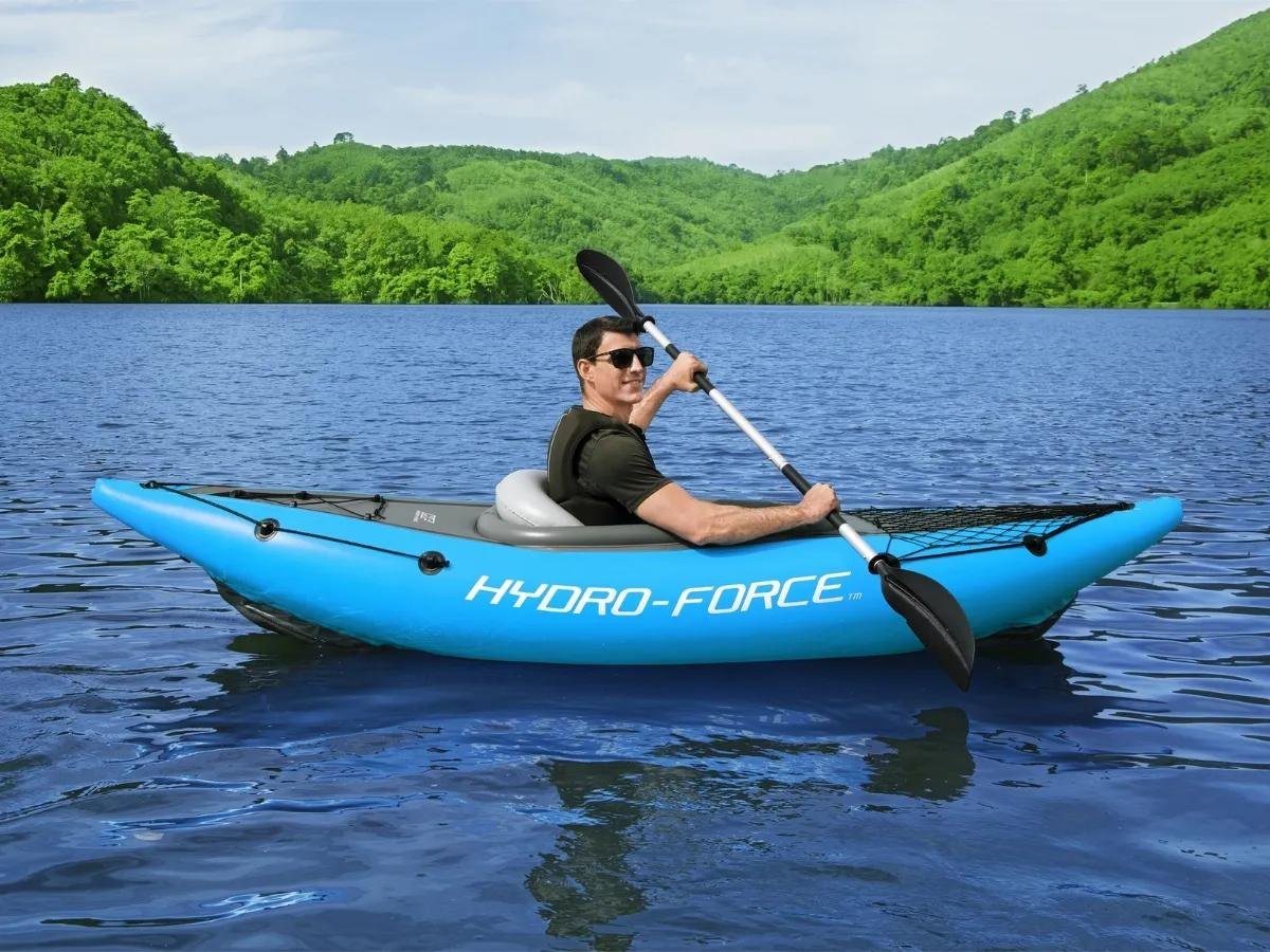 Hydro Force Cove Champion X1 Opblaasbare kajak - 1 persoons