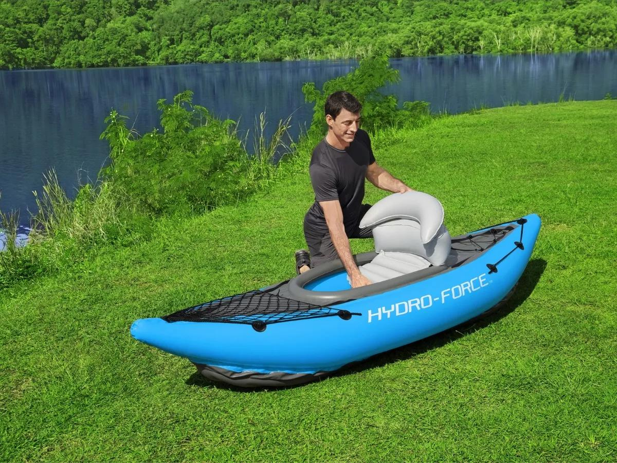 Hydro Force Cove Champion X1 Opblaasbare kajak - 1 persoons