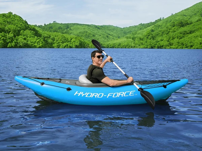 Hydro Force Cove Champion X1 Opblaasbare kajak - 1 persoons