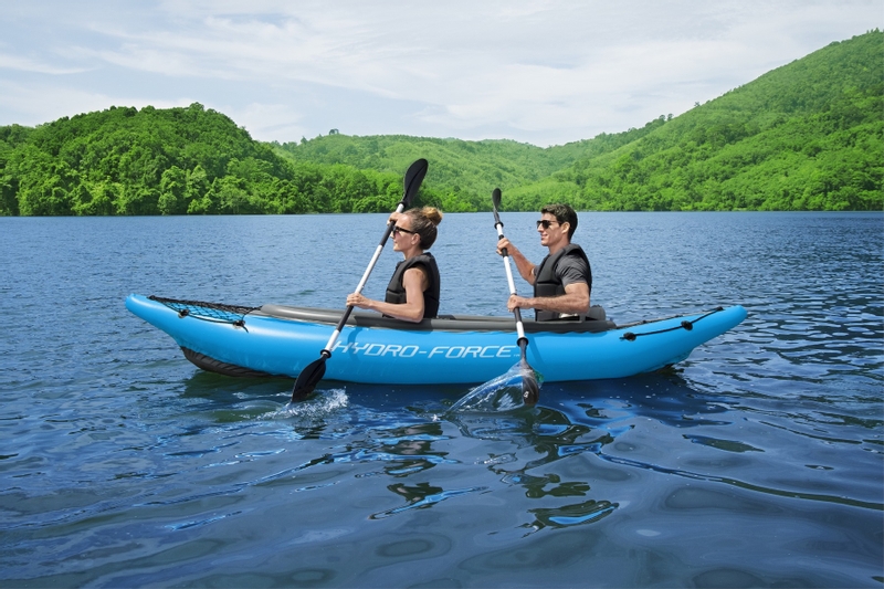 Hydro Force Cove Champion X2 Opblaasbare kajak - 2 personen - sfeer