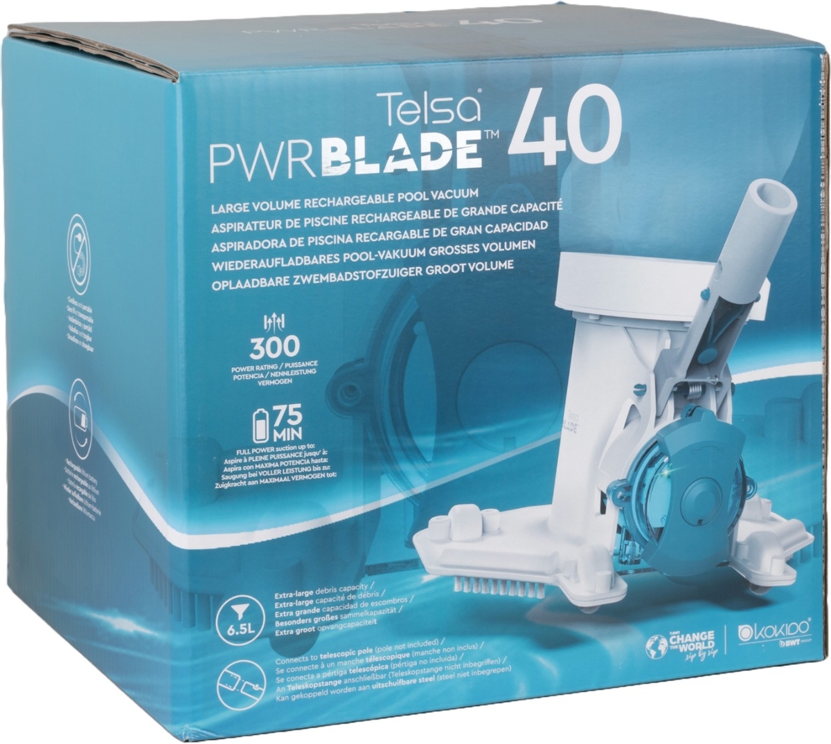 Kokido Telsa Powerblade 40 elektrische zwembadstofzuiger