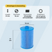 W'eau spa filter type 14 - Antibacterieel (o.a. SC714-S of 60401M) - detail