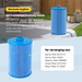 W'eau spa filter type 14 - Antibacterieel (o.a. SC714-S of 60401M) - detail