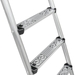 W'eau A-frame RVS zwembadtrap 1 + 4 treden - AISI 304 - treden