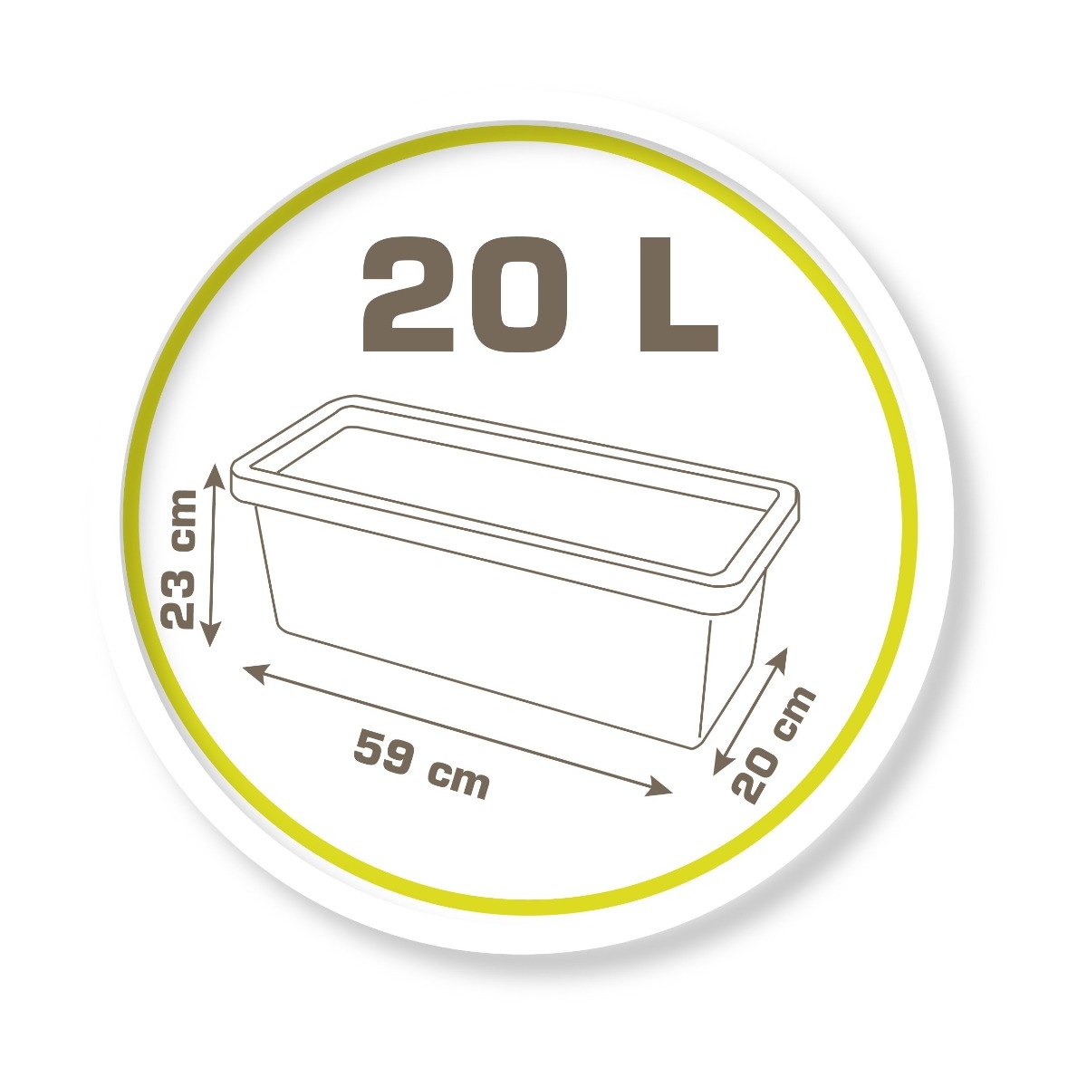 Smoby speelhuis accessoire - Eden plantenbak - afmetingen