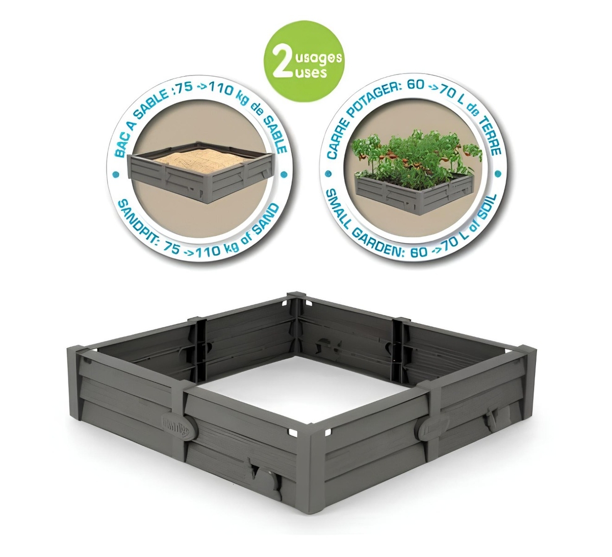 Smoby Square House On Stilts speelhuis met zandbak