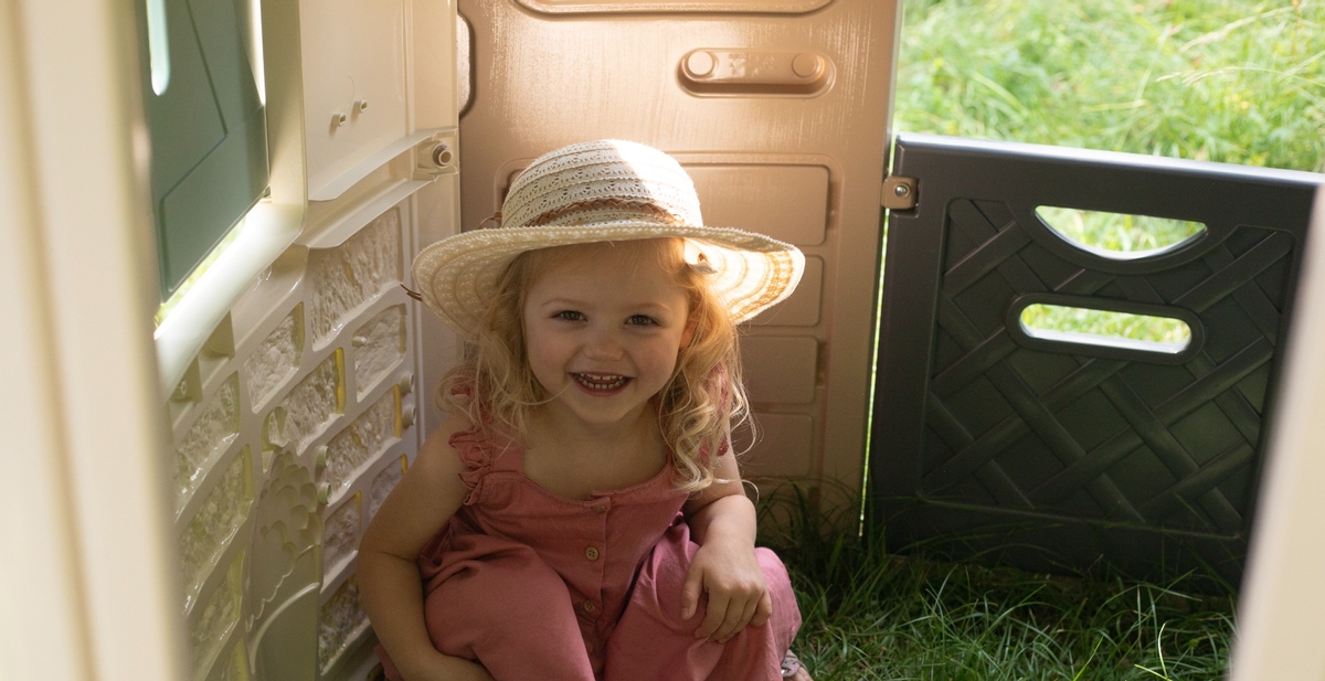 Smoby Sustainable Jura Lodge speelhuis - sfeer