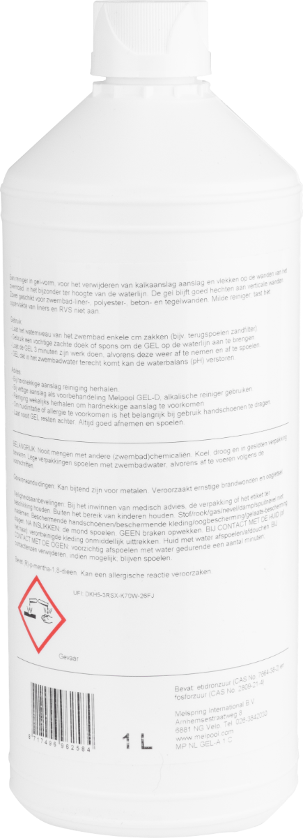 Melpool GEL reiniger 1 Liter
