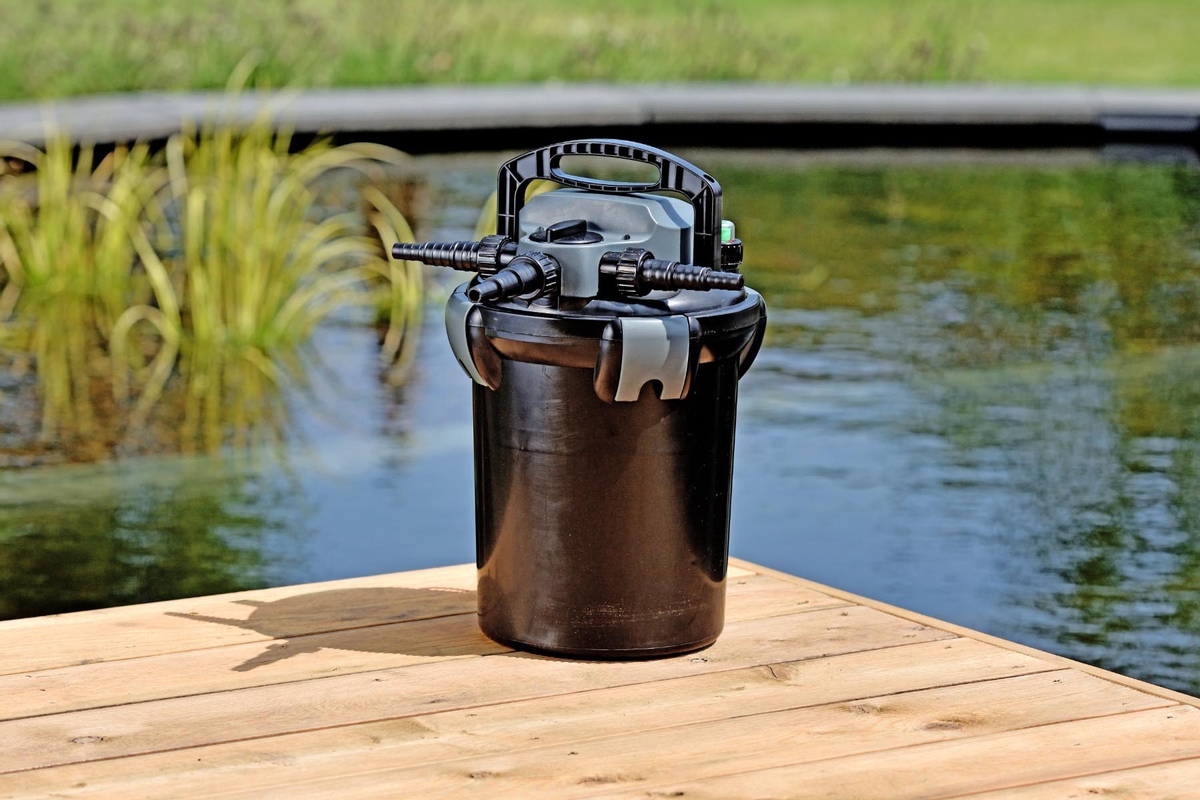 AquaForte CBF-8000 UV-C drukfilter sfeerbeeld