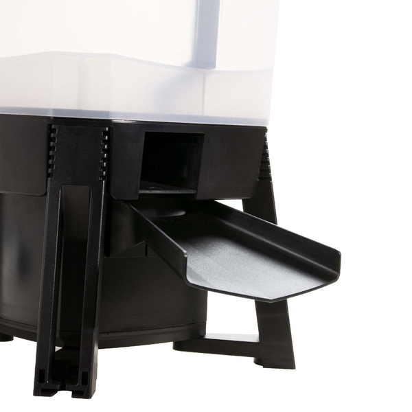 AquaForte Solar voerautomaat voer uitloop