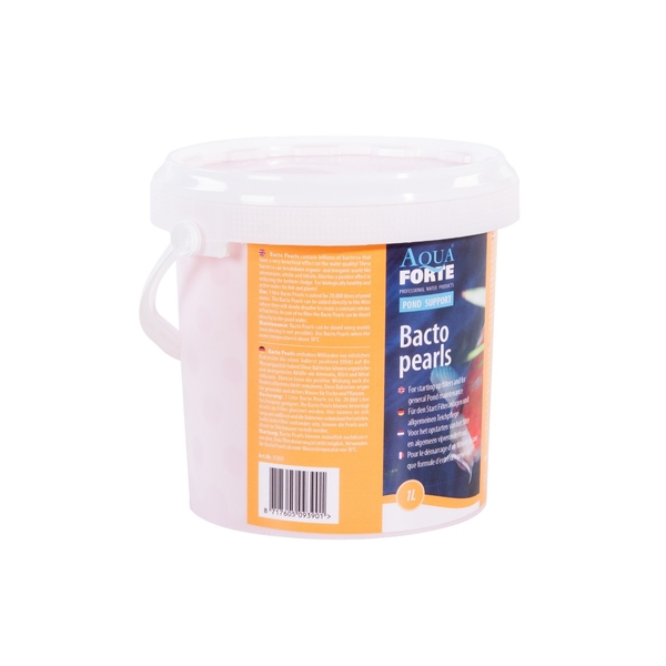 Aquaforte Bacto Pearls 1L zijaanzicht