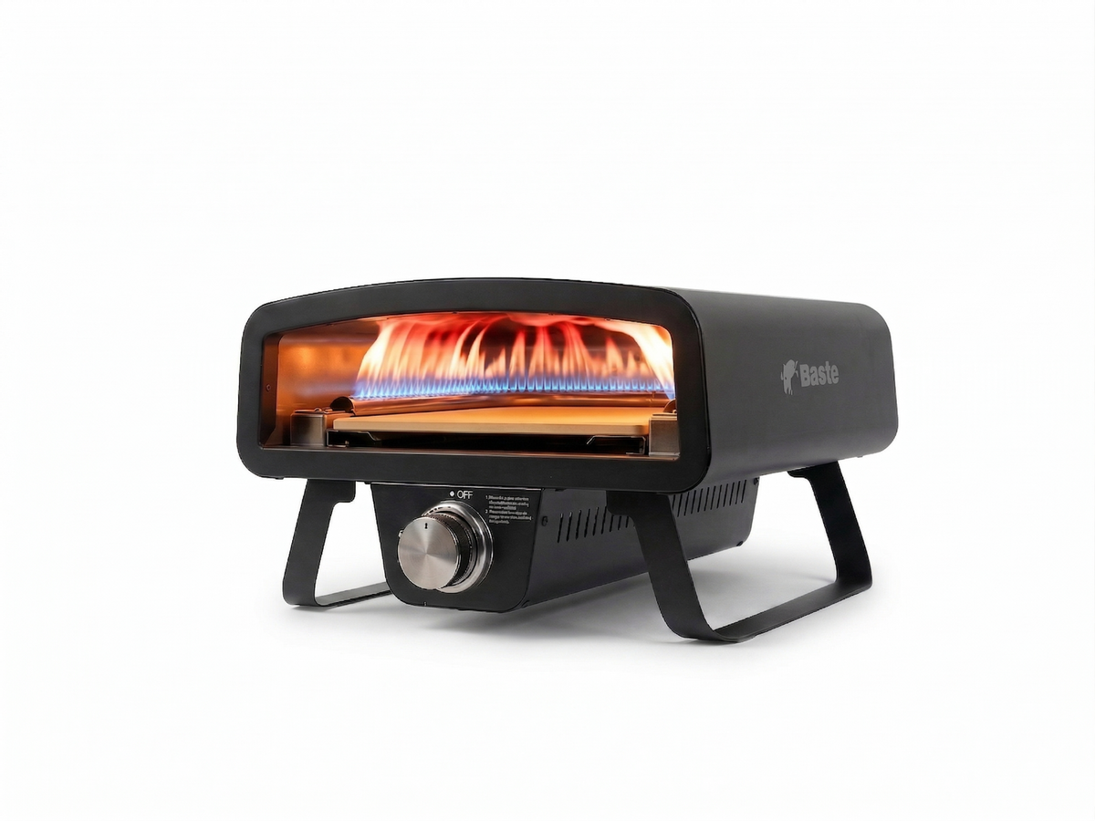 BASTE pizzaoven buiten gas 12 inch - RVS