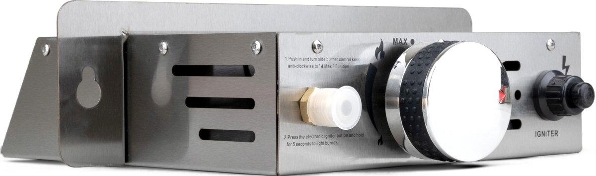 BASTE gasmodule voor pizza oven buiten pellets/houtskool/hout - RVS
