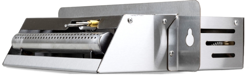 BASTE gasmodule voor pizza oven buiten pellets/houtskool/hout - RVS
