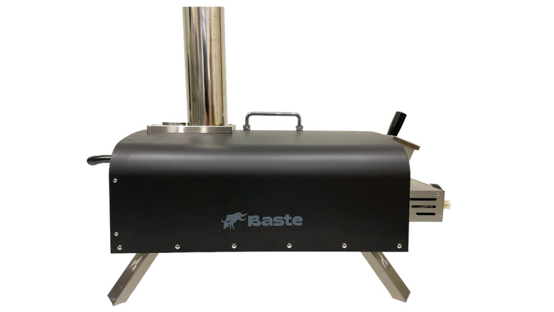 BASTE gasmodule voor pizza oven buiten pellets/houtskool/hout - RVS