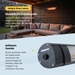 Luminous Golden Wall 2500 watt terrasverwarmer