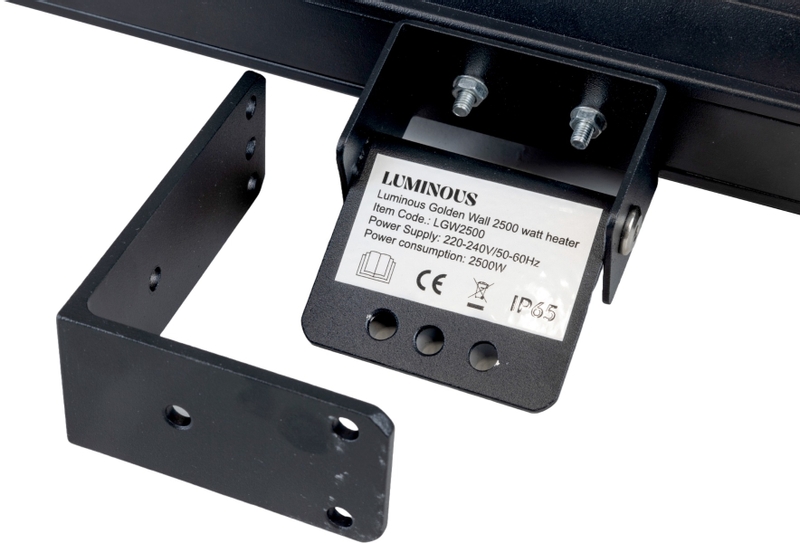 Luminous Golden Wall 2500 watt terrasverwarmer