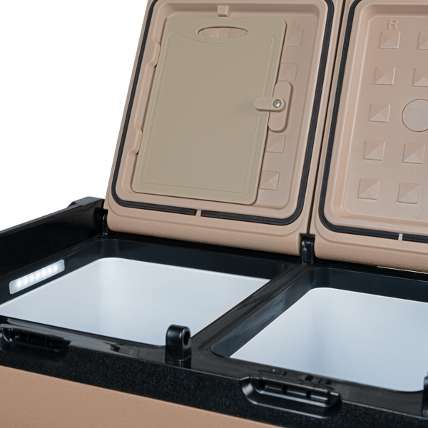 Steamy-E SECTAW55 dual-zone compressor koelbox - 55 liter